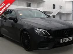 Black Used 2018 Mercedes E220 AMG line Coupe | £16,199 (Good price)