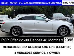 Silver Used 2020 Mercedes CLS300 AMG line Coupe | £26,500