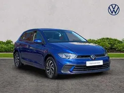 Blue Used 2023 VW Polo Life Hatchback | £17,800 (Fair price)