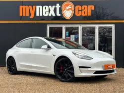 White Used 2019 Tesla Model 3 Performance Sedan | £18,995 (Good price)