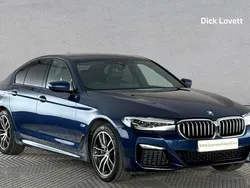 Blue Used 2022 BMW 530e M Sport Sedan | £27,000 (Fair price)