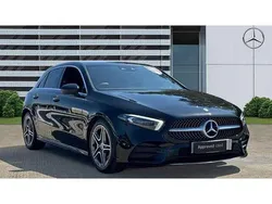 Cosmos black metallic Used 2021 Mercedes A180 AMG Line Premium Plus Hatchback | £22,208 (Expensive)