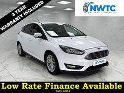 White Used 2017 Ford Focus Zetec Hatchback | £8,895 (Fair price)