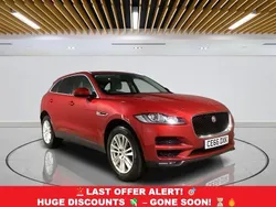 Red Used 2016 Jaguar F-Pace Portfolio SUV | £13,449 (Fair price)
