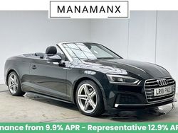 Black Used 2018 Audi A5 Cabriolet S-Line Cabriolet | £13,960 (Fair price)