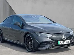 Grey New 2025 Mercedes EQE350 AMG line Sedan | £58,890 (Super price)