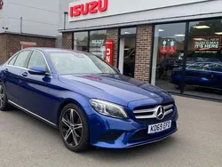 Blue Used 2020 Mercedes C220 Sedan | £14,995 (Super price)