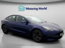 Blue Used 2021 Tesla Model 3 Long Range Sedan | £15,600 (Fair price)