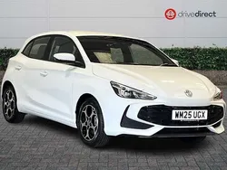 Solid arctic white New 2025 MG MG3 SE Hatchback | £14,250 (Fair price)