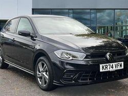 Deep black pearl Used 2024 VW Polo R-line Hatchback | £21,291 (Fair price)