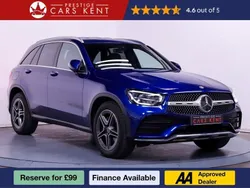 Blue Used 2020 Mercedes GLC220 AMG line Estate | £24,335 (Fair price)