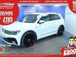 White Used 2019 VW Tiguan R-line SUV | £20,499 (Fair price)