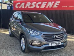 Silver Used 2017 Hyundai Santa Fe Premium SUV | £11,299 (Good price)