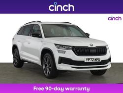 White Used 2022 Skoda Kodiaq SportLine SUV | £27,749 (Fair price)
