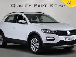 White Used 2020 VW T-Roc SE SUV | £14,880 (Fair price)