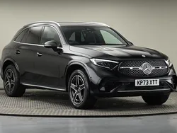 Obsidian black metallic finish Used 2023 Mercedes GLC300e AMG line SUV | £43,500 (A bit pricey)