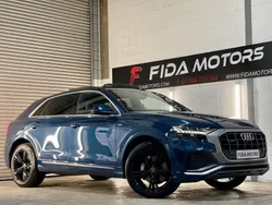 Blue Used 2019 Audi Q8 S-Line SUV | £32,995 (Fair price)