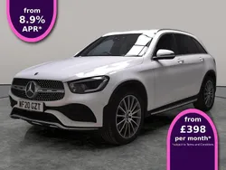White Used 2020 Mercedes GLC220 AMG line SUV | £25,160 (Fair price)