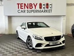 White Used 2019 Mercedes C200 AMG line Cabriolet | £18,495 (Good price)