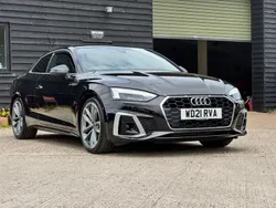 Black Used 2021 Audi A5 S-Line Coupe | £21,495 (Fair price)