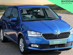 Race blue metallic Used 2019 Skoda Fabia SE Hatchback | £9,742 (Good price)