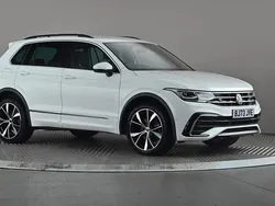 White Used 2023 VW Tiguan R-line SUV | £27,198 (Fair price)
