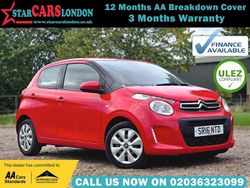 Red Used 2016 Citroën C1 Feel Hatchback | £3,500 (Fair price)