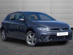 Smokey grey with black roof Used 2025 VW Polo R-line Hatchback | £21,650 (Fair price)