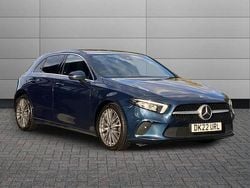 Denim blue Used 2022 Mercedes A180 Executive Hatchback | £19,290 (Fair price)