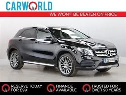 Black Used 2019 Mercedes GLA200 AMG line SUV | £17,700 (Fair price)