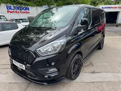 Black Used 2022 Ford Transit Custom Limited Van | £25,000 (A bit pricey)