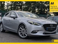 Silver Used 2017 Mazda 3 Inclusive Hatchback | £11,678 (Fair price)