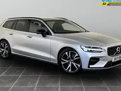 Silver Used 2021 Volvo V60 R-Design Estate | £22,495 (Fair price)