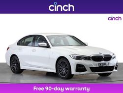 White Used 2021 BMW 330e M Sport Sedan | £17,899 (Fair price)