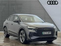 Grey Used 2025 Audi Q4 Sportback e-tron Black Edition SUV | £33,950 (Fair price)