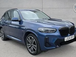 Blue Used 2024 BMW X3 M Sport SUV | £40,990 (Fair price)