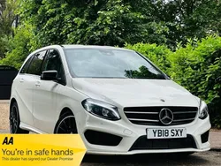 White Used 2018 Mercedes B220 AMG line MPV | £10,990 (Fair price)