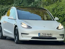 White Used 2019 Tesla Model 3 Long Range Sedan | £10,975