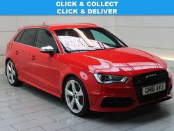 Red Used 2016 Audi S3 Sportback Design Hatchback | £18,200