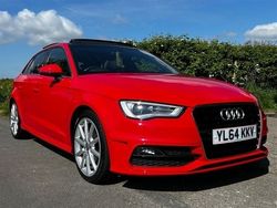 Red Used 2015 Audi A3 Sportback S-Line Hatchback | £13,999 (Fair price)