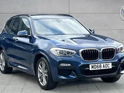 Blue Used 2019 BMW X3 M Sport SUV | £21,490 (Fair price)