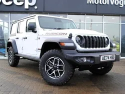 White New 2024 Jeep Wrangler Rubicon SUV | £58,998 (A bit pricey)