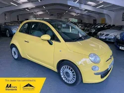 Yellow Used 2009 Fiat 500 Lounge Hatchback | £3,000
