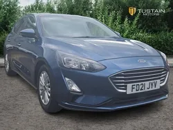 Chrome blue Used 2021 Ford Focus Titanium Hatchback | £11,599 (Fair price)