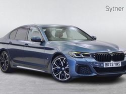 Blue Used 2022 BMW 520 M Sport | £30,000 (Fair price)