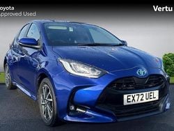 Blue Used 2022 Toyota Yaris Hybrid Design Hatchback | £17,458 (Fair price)