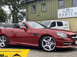 Red Used 2014 Mercedes SLK250 AMG Cabriolet | £6,490 (Fair price)