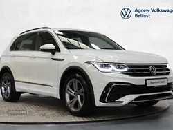 White Used 2023 VW Tiguan R-line Edition SUV | £27,450 (Fair price)