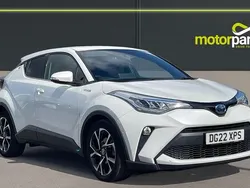 White Used 2022 Toyota C-HR Design SUV | £18,795 (Fair price)