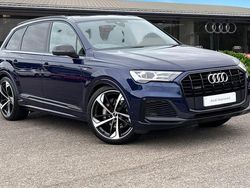 Blue Used 2022 Audi Q7 Black Edition SUV | £42,190 (Fair price)